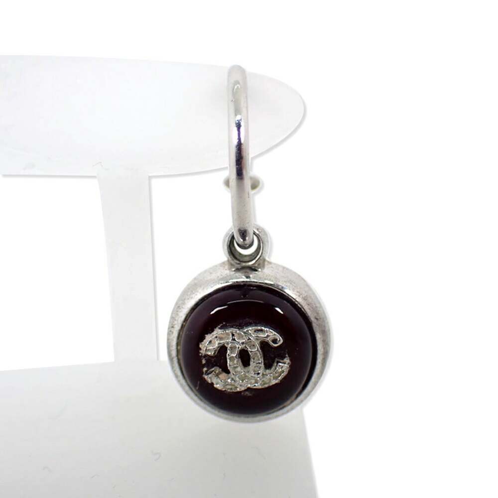 Chanel Cc Logo Earrings Metal #222133C38B - Picture 2 of 9
